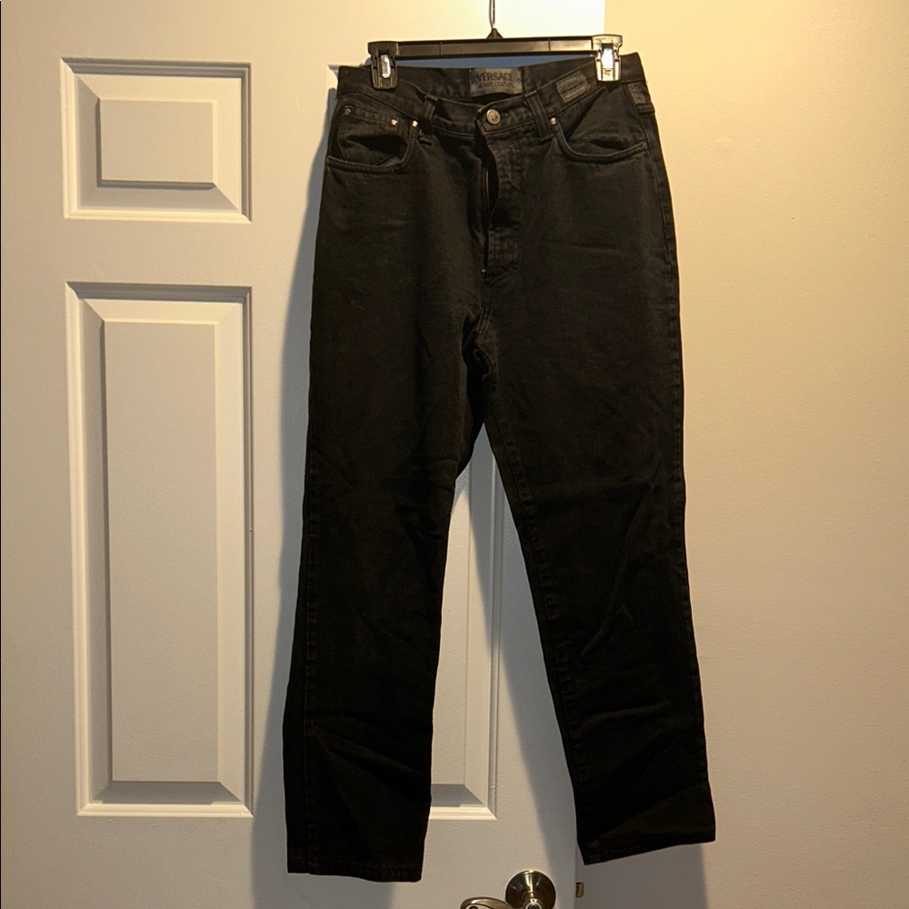 Versace Classic Black Straight Men's Jeans